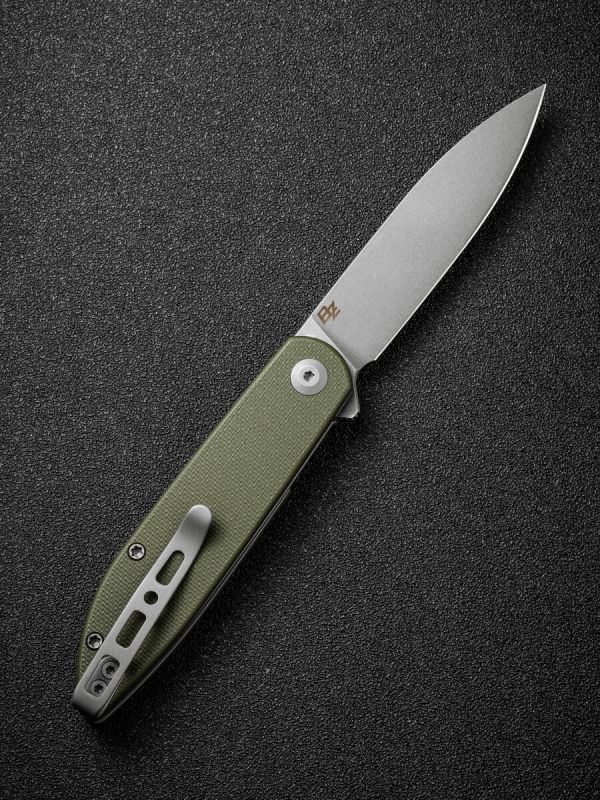 Складной нож Sencut Bocll II, сталь D2, рукоять G10, gray/OD green