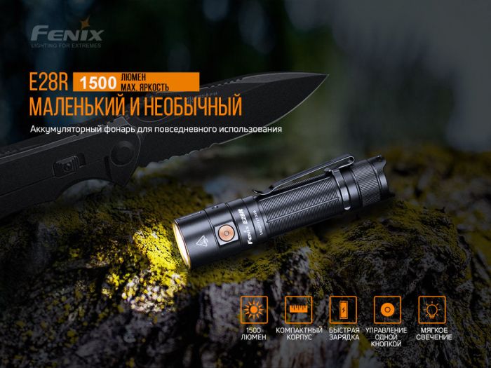 Фонарь Fenix E28R V2.0 Luminus SST40