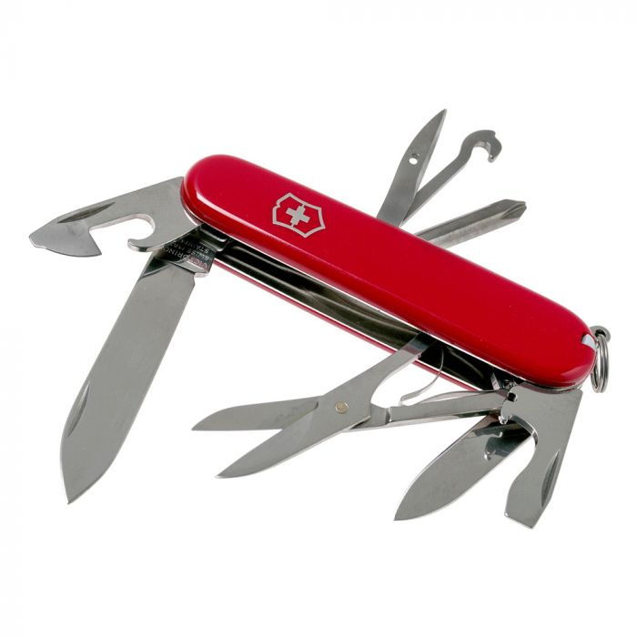 Нож перочинный Victorinox Super Tinker, сталь X55CrMo14, рукоять Cellidor®, красный